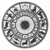 Zodiawiel Sticker (Voorkant)