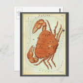  zodische astrologie kankersterrenbeeld briefkaart (Voorkant / Achterkant)