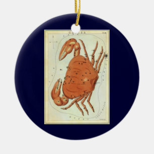  zodische astrologie kankersterrenbeeld keramisch ornament