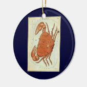  zodische astrologie kankersterrenbeeld keramisch ornament (Links)