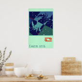 zodische astrologie kankersterrenbeeld poster (Keuken)