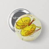  zodische astrologie-schelp-constellatie ronde button 5,7 cm (Voorkant /achterkant)