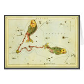 zodische strologie Pisces Fish Constellation (Voorkant Horizontaal)