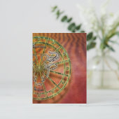 zodiumsignaalbull- briefkaart (Staand voorkant)