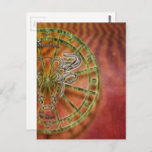 zodiumsignaalbull- briefkaart (Voorkant / Achterkant)