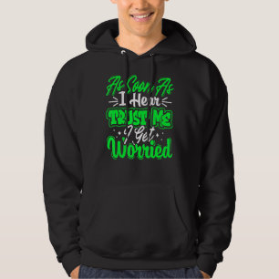 Zodra ik hoorde vertrouwen ik studenten Tiener slo Hoodie