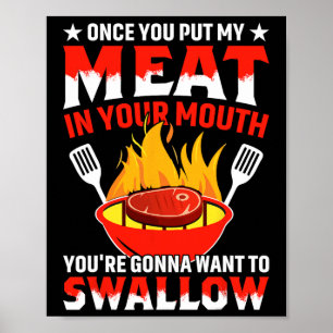 Zodra je mijn vlees in je mond hebt gestopt. poster