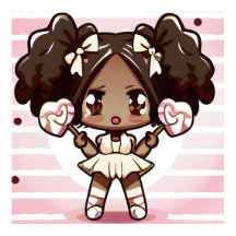 ZOE AFRO CANDY MEISJE POSTER