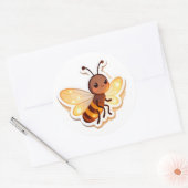 Zoe Bee Cartoon Sticker (Envelop)