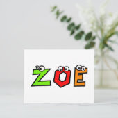 Zoe Briefkaart (Staand voorkant)