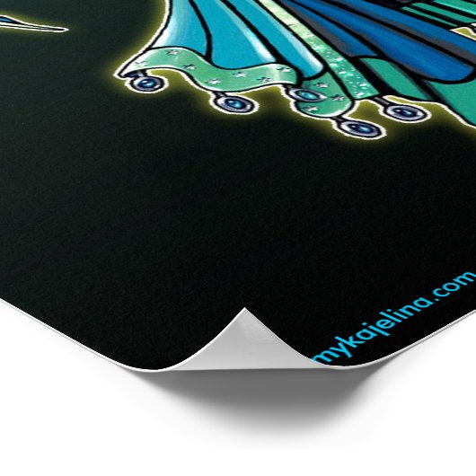 "Zoe" Celestial Star Fairy Art Posters (Coin)