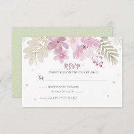 Zoe Flat Bedankt Notecard