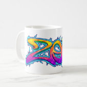 ZOE Graffiti Name - Koffiemok (Voorkant links)