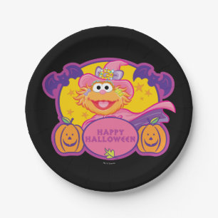 Zoe Happy Halloween Papieren Bordje