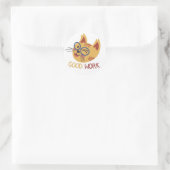 Zoe Kat Groot Werk Sticker (Tas)
