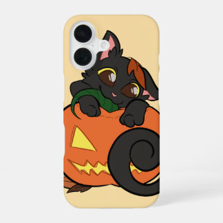 Zoe kat Halloween cartoon telefoonhoesje iPhone 16 Hoesje