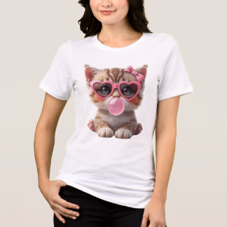 Zoe Kat met Bubble Gum T-shirt
