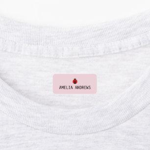 Zoe Lieve Lieveheersbeestje Naamlabel voor Kinderk Labels
