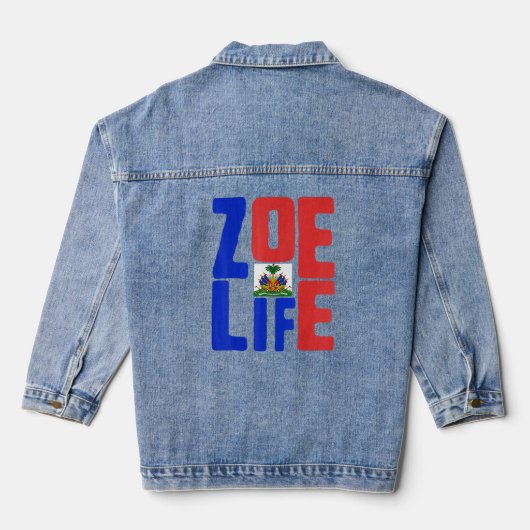 Zoe Life Haitian Pride Parfait Haïti Flag Day Mai (Verso)