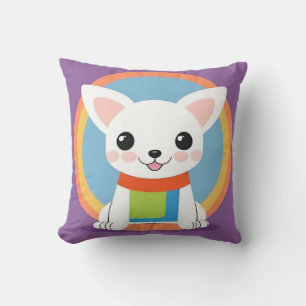 Zoe Minimalistisch Cartoon Hond Modern Puppy Huis Kussen