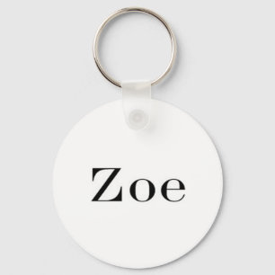 Zoe Naam Sleutelhanger