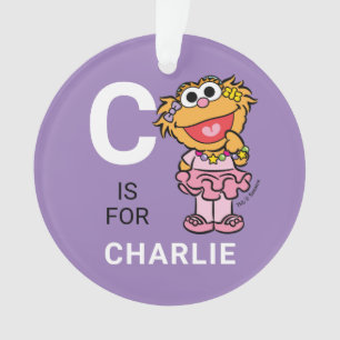 Zoé   Nom personnalisé avec ornement photo