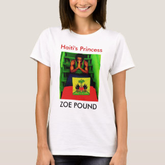 ZOE POUND, Haïtiaanse prinses T-shirt