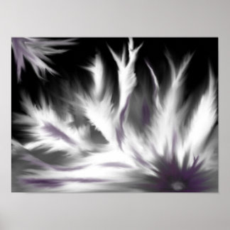 Zoe Power Flower Poster
