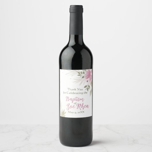 Zoe Wine Étiquette (Devant)