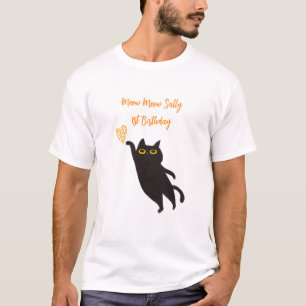 Zoe Zwart Kat T-Shirt