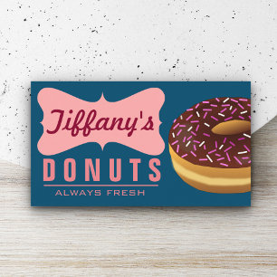 Zoeete Retro Donut Winkel Doughnut Visitekaartje