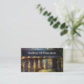 Zoek Art Gallery Van Gogh Thema Visitekaartje (Staand voorkant)