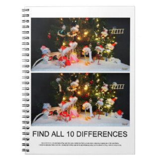 Zoek de 10 verschillen zoekplaatje van de Fubby's. Notitieboek