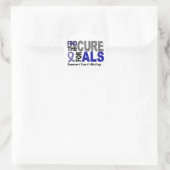 Zoek de Cure 1 ALS Ronde Sticker (Tas)
