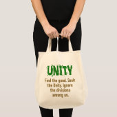 Zoek de eenheid - Eenheidsprijs Tote Bag (Voorkant (product))