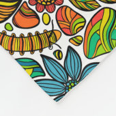 Zoek de gekko's fleece deken (Hoek)