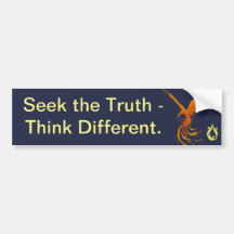 Zoek de Truth Bumpersticker