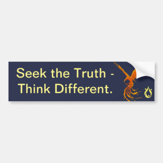 Zoek de Truth Bumpersticker
