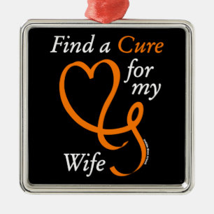 Zoek een crème/hart/vrouw...RSD/CRPS Metalen Ornament