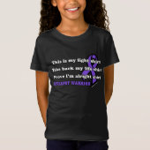 Zoek een Cure Ribbon...Epilepsy T-shirt (Voorkant)