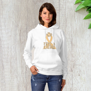 Zoek een echte vrouw hoodie
