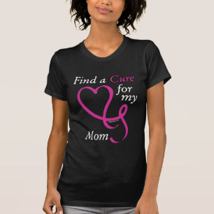 Zoek een kuur/hart/mam... borstkanker t-shirt