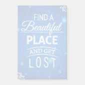 Zoek een mooie plek en verlies post-it® notes (Voorkant)