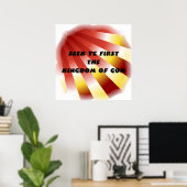 Zoek eerst het Koninkrijk God Poster (Thuiskantoor)