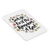 Zoek eerst het koninkrijk van God Art Print Magneet (Rechterzijde)