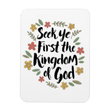 Zoek eerst het koninkrijk van God Art Print