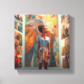 ZOEK EN JE ZULT VINDEN CANVAS AFDRUK (Voorkant)