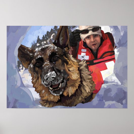 Zoek en Redding Poster (Voorkant)