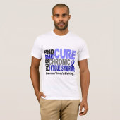 Zoek het Cure CFS Chronic Fatigue Syndrome T-shirt (Voorkant volledig)