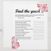 ZOEK HET GASTENSPEL BRIEFHOOFD (Voorkant / Achterkant)